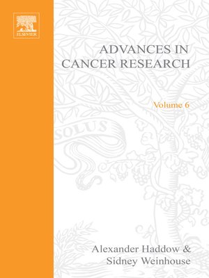 cover image of Advances in Cancer Research